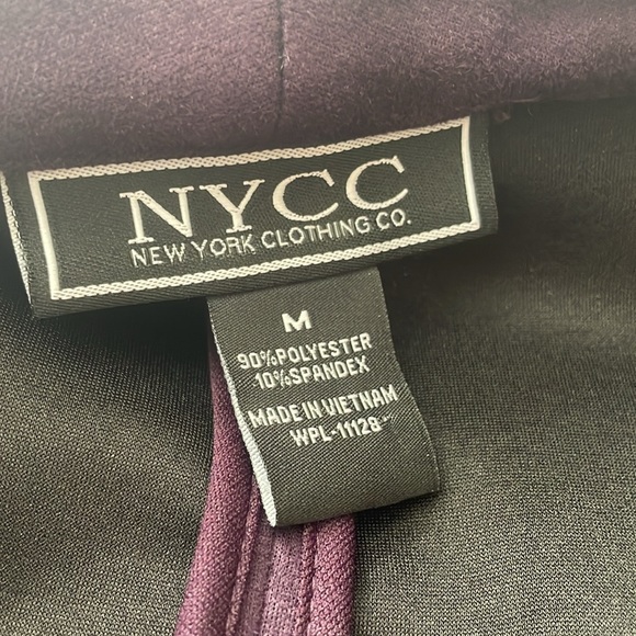 Purple blazer coat - Picture 3 of 4